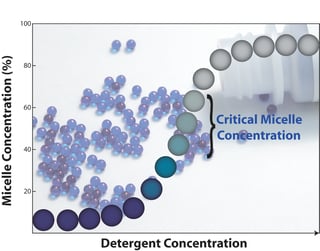 Determine detergent critical micelle concentrations